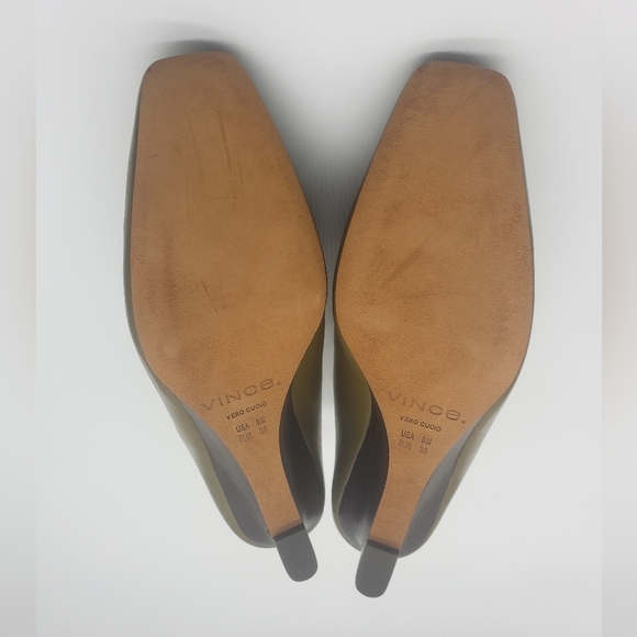 227- Vince Benita Women's Mules Genuine Leather Size 8 NWT - Picture 9 of 9